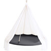 Classic TiiPii Bed + White Classic Stand Set, Charcoal - Play Tents - 4 - thumbnail