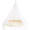 Classic TiiPii Bed + White Classic Stand Set, Natural White - Play Tents - 4