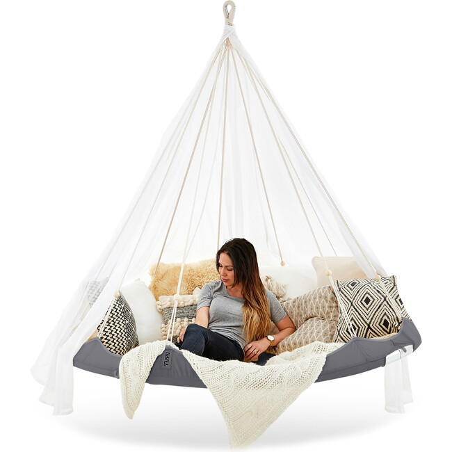 Classic TiiPii Bed, Charcoal - Play Tents - 5