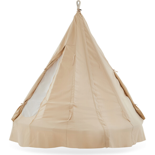 Classic TiiPii Bed + Poncho Weather Cover Set, Natural White - Play Tents - 5