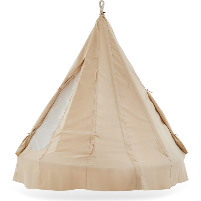 Poncho Protective Weather Cover For Large TiiPii Bed, Tan - Play Tents - 7