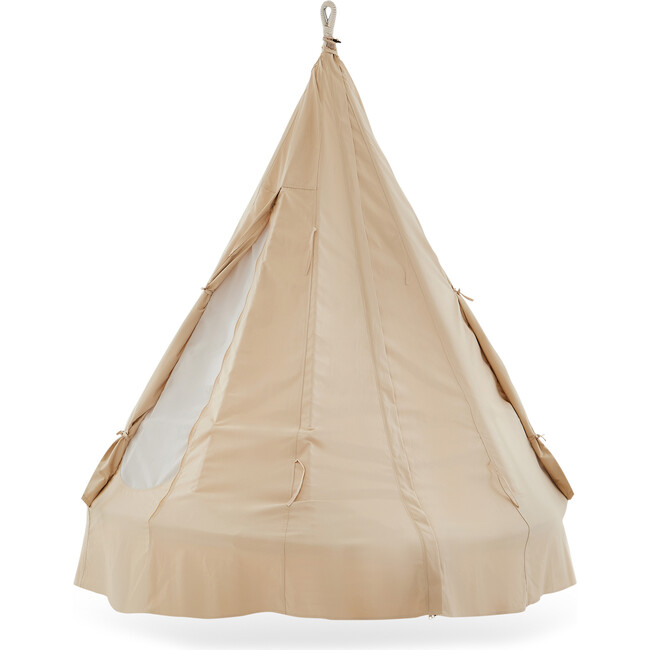 Poncho Protective Weather Cover For Medium TiiPii Bed, Tan - Play Tents - 7