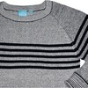 Lee Striped Sweater, Navy - Sweaters - 3 - thumbnail