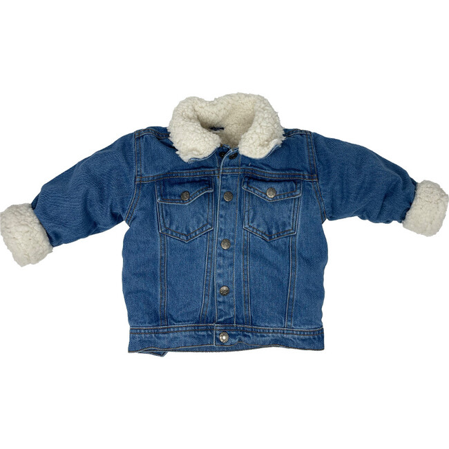 Fun Shearling Denim Jacket