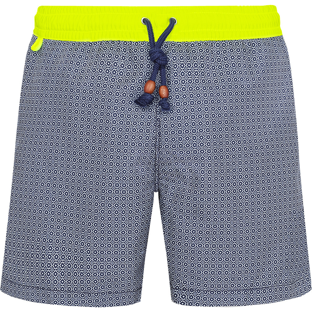 Men's Swim Trunk, Trawangan Sunny Azulejos - Swim Trunks - 1