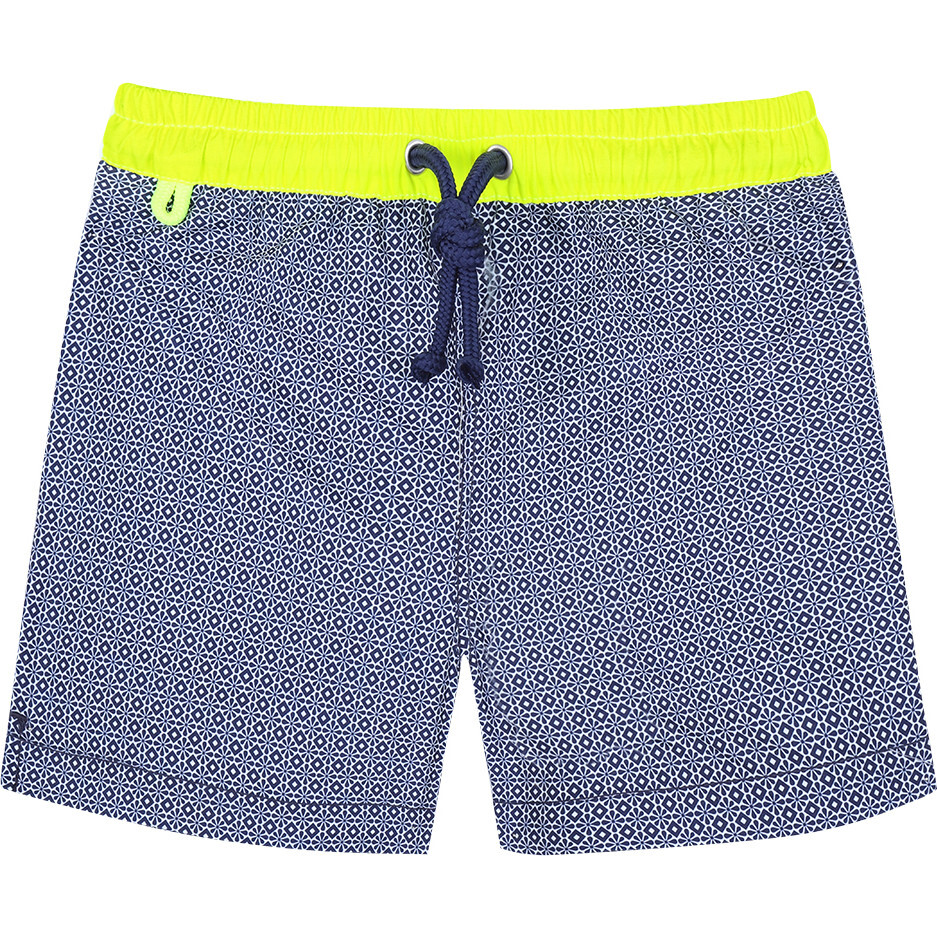 Boys Swim Trunk, Meno Sunny Azulejos - Swim Trunks - 1