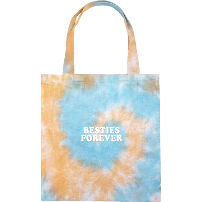 Tie Dye Besties Tote Bag, Multi