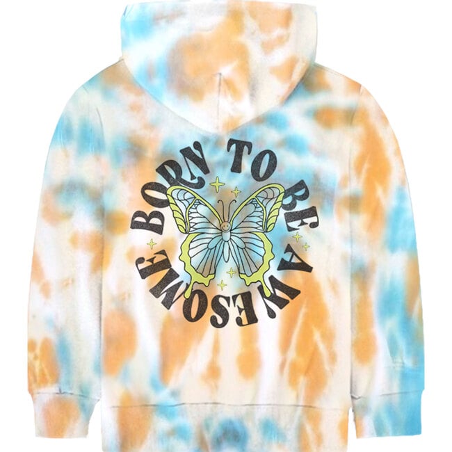 Tie Dye Awesome Hoodie, Multi - Sweatshirts - 2