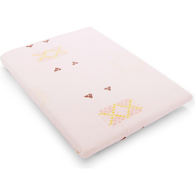 Cotton Percale Crib Sheet, Cactus Silk Blush - Crib Sheets - 1
