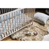Mossi Cotton Percale Crib Sheet, Charcoal Plaid - Crib Sheets - 2