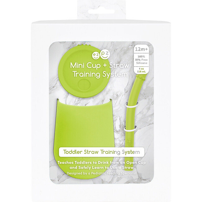 Mini Cup + Straw Training System, Lime - Sippy Cups - 3