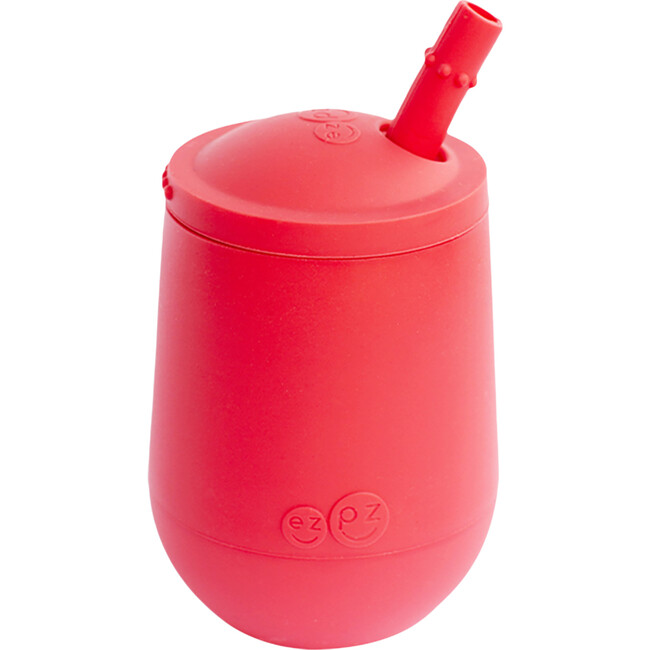 Mini Cup + Straw Training System, Coral - Sippy Cups - 1
