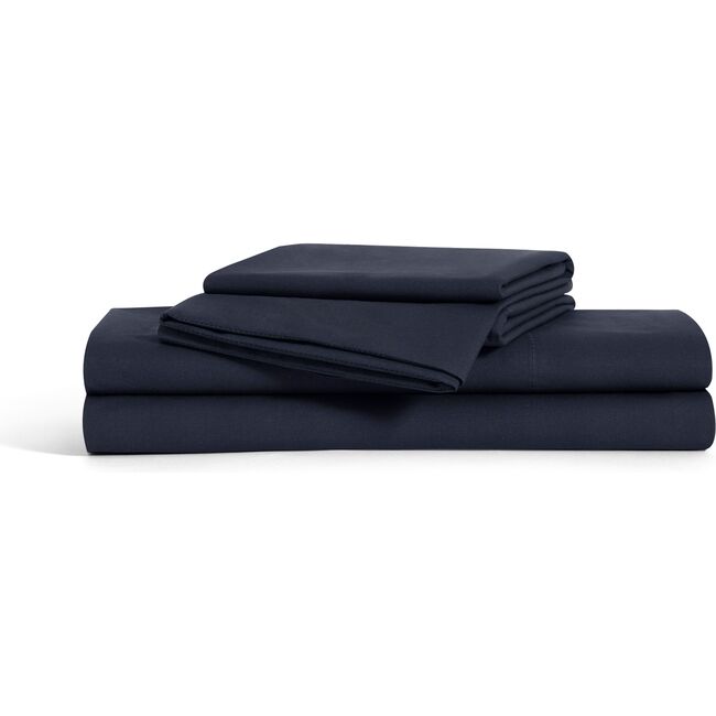 Brooklinen (x33) Luxe core shops sheet set King size (navy) Preowned, good condition