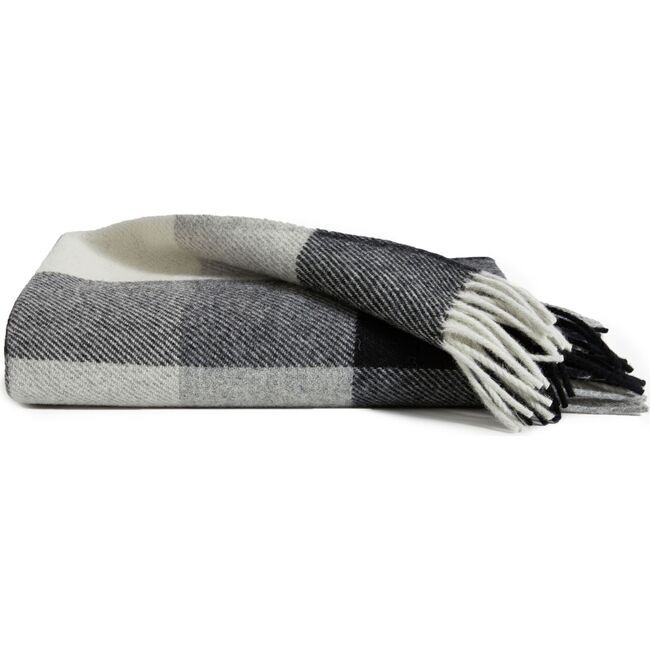 Pendleton Throw Blanket, Black Check - Throws - 1