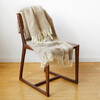 Pure Wool Throw, Latte - Throws - 2