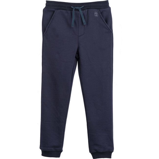 Dale Jogger, Navy Blue - Sweatpants - 1