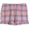 Pia Short, Pink Plaid - Shorts - 1 - thumbnail