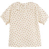 Lily Ruffle Collar Blouse, Pink Floral - Blouses - 3
