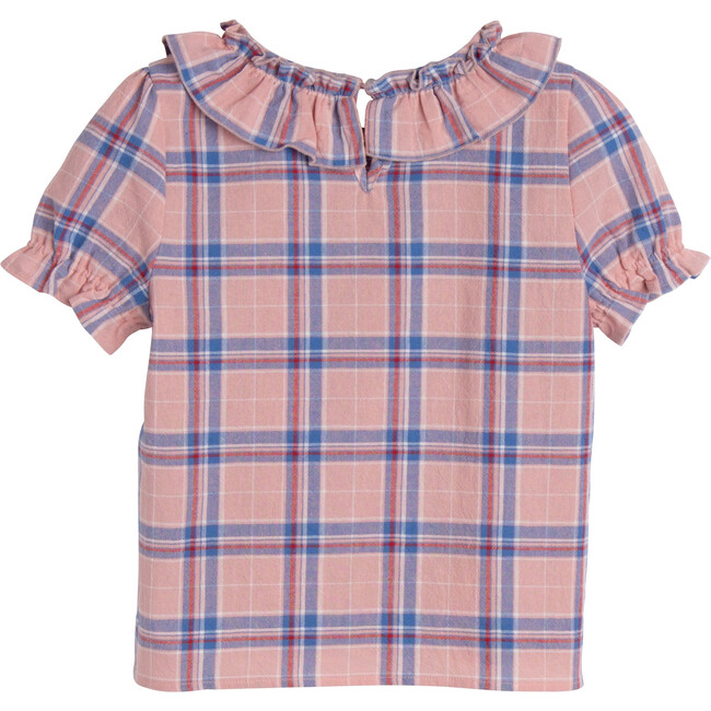 Nikita Top, Pink Plaid - Shirts - 3