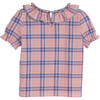 Nikita Top, Pink Plaid - Shirts - 3