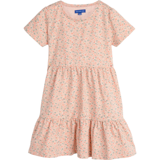 Pauline Dress, Pink Ditsy Flower - Dresses - 1