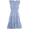 Women's Simone Dress, Blue Stripe - Dresses - 2 - thumbnail