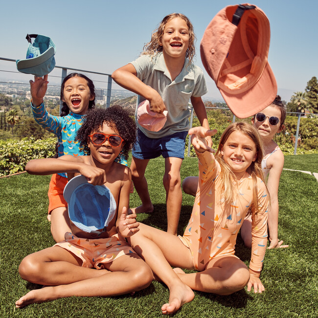 Christopher Swim Trunk, Sherbert Boats - Swim Trunks - 5