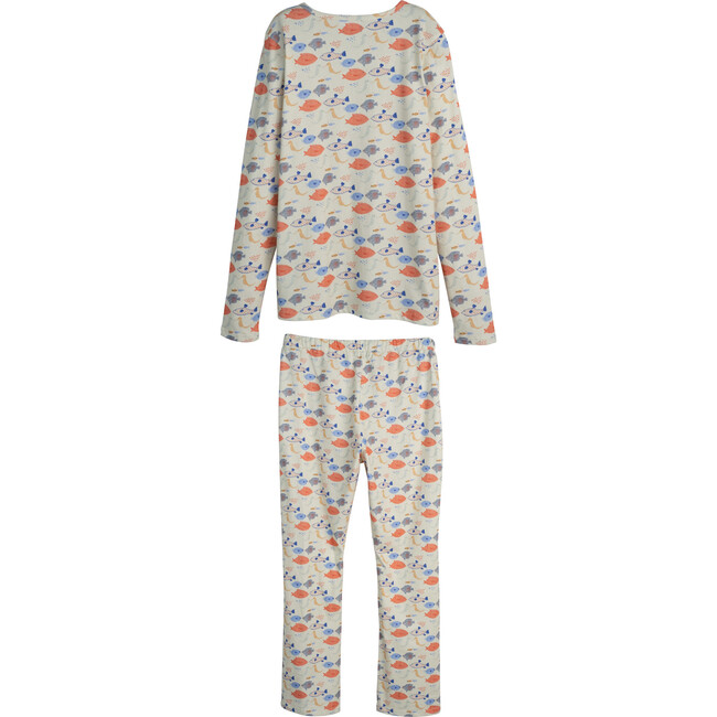 Women's Eliza Pajama Set, Kissing Fish - Pajamas - 2
