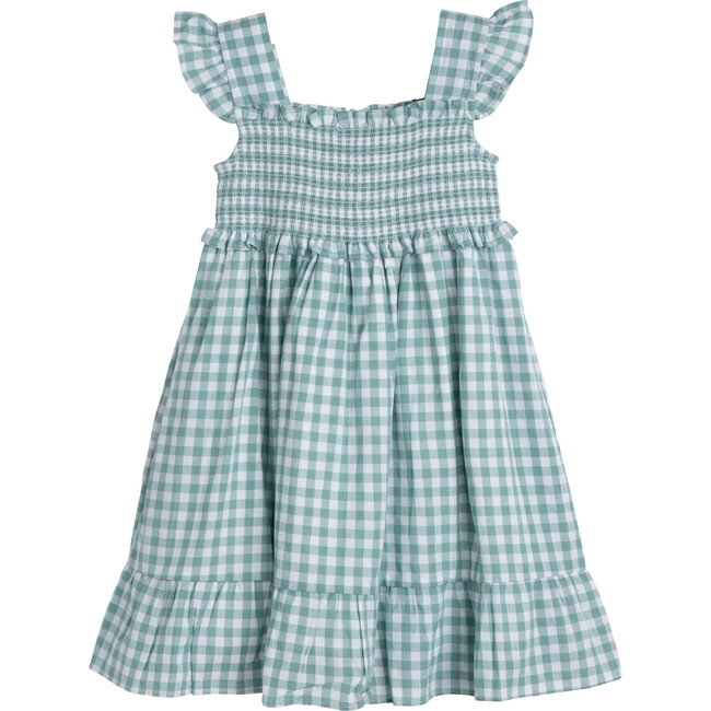 Daria Dress, Sage Gingham - Dresses - 3