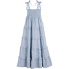 Women's Brooklyn Dress, Blue Check - Dresses - 1 - thumbnail