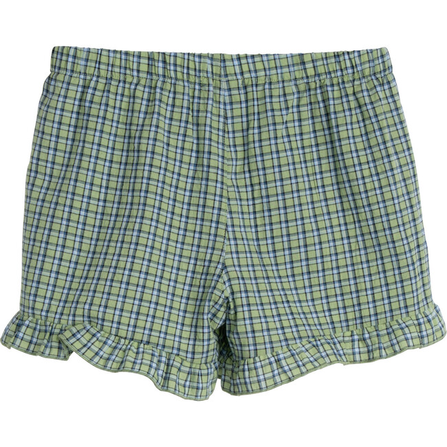 Pia Short, Green Check - Shorts - 3