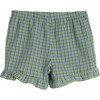 Pia Short, Green Check - Shorts - 3