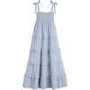 Women's Brooklyn Dress, Blue Check - Dresses - 3