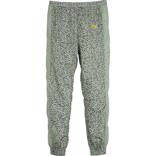 Lennon Track Pant, Laurel Green Leopard - Pants - 1
