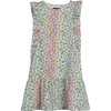 Coco Ruffle Dress, Rainbow Ombre Leopard - Dresses - 1 - thumbnail