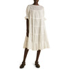 Women's Paradis Eyelet Dress, White - Dresses - 1 - thumbnail