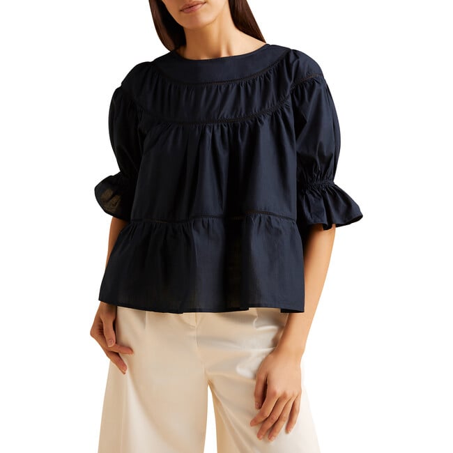 Women's Sol Blouse, Navy