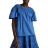 Women's Lisse Blouse, Azure - Blouses - 1 - thumbnail