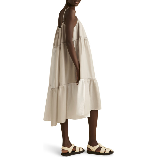 Women's Salland Dress, White/Dove