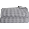 Waffle Bath Towels, Smoke - Towels - 1 - thumbnail