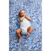 Jungle Crib Sheet, Blue - Crib Sheets - 3