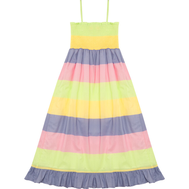 Rainbow Cotton Maxi Dress