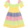 Rainbow Cotton Dress - Dresses - 3