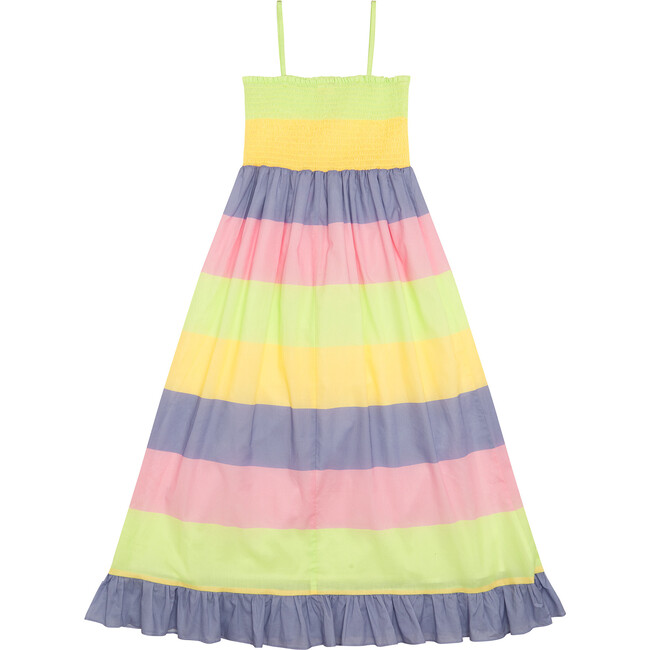 Rainbow Cotton Maxi Dress - Dresses - 3