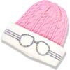 Knit Hat, Powder Pink - Hats - 2