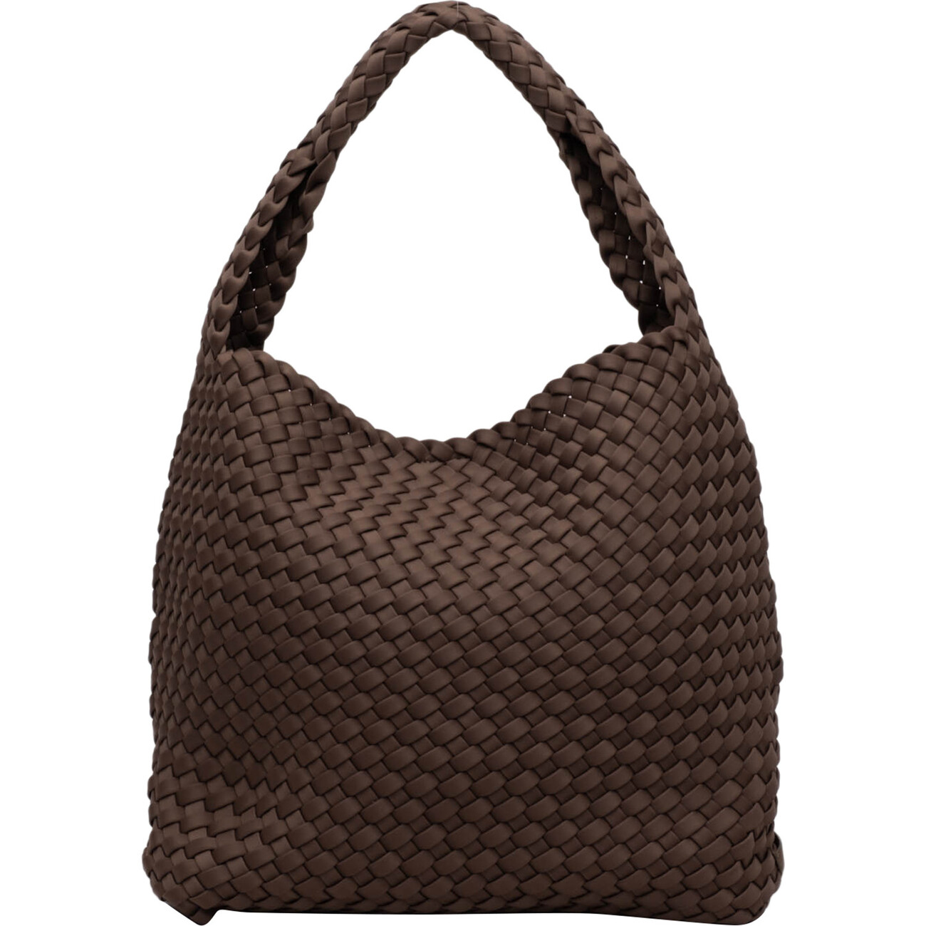Women's Nomad Medium Handwoven Hobo, Mink - OS - Naghedi NYC