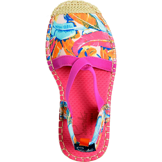Seafarer Slingback, Tropical Banana Palm - Slip Ons - 6