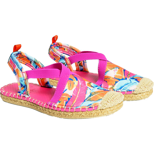 Seafarer Slingback, Tropical Banana Palm - Slip Ons - 4