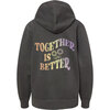 Together Hoodie, Charcoal - Sweatshirts - 2