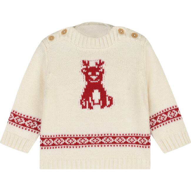 Fantastic Animal Sweater, Beige